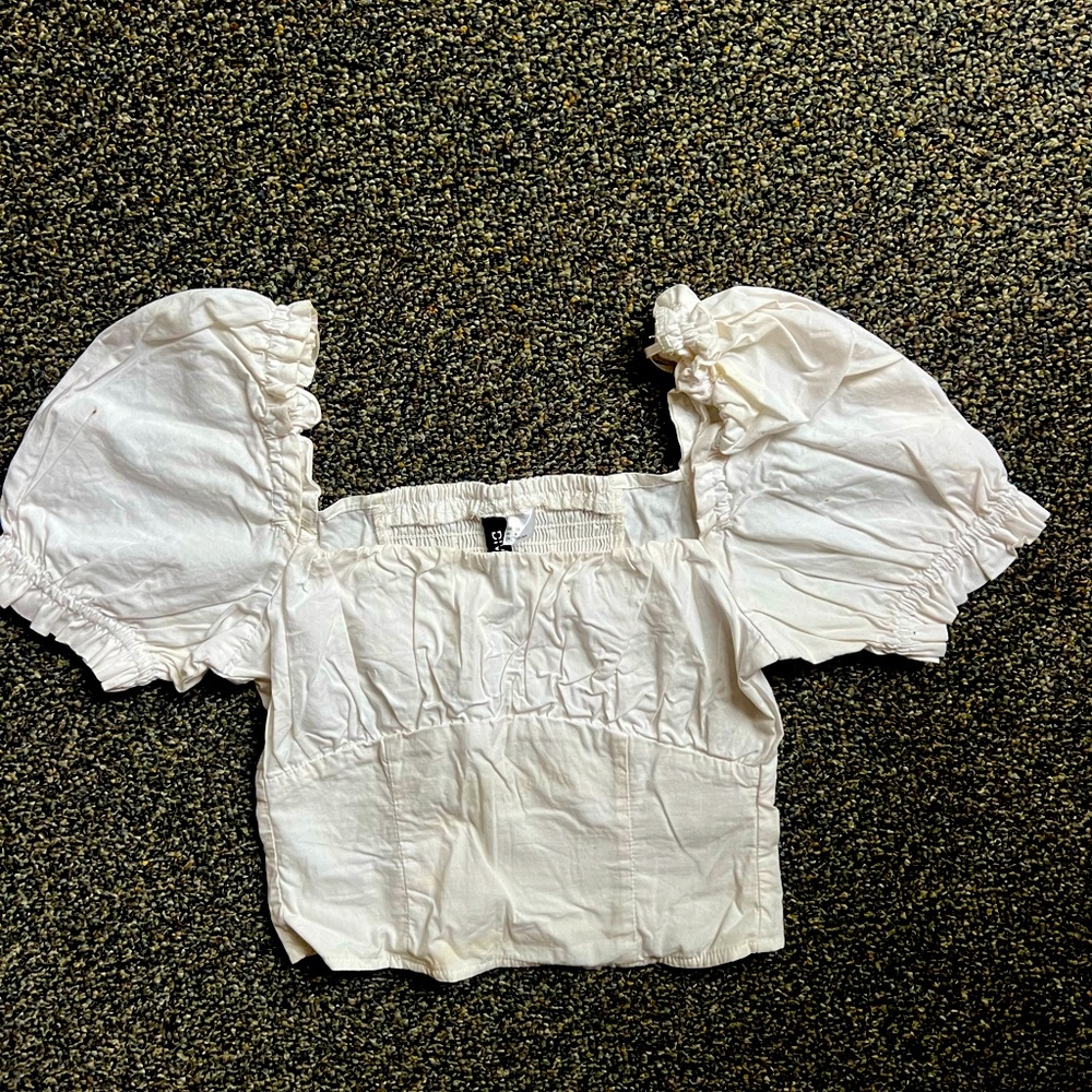 Off white blouse; Size XS (32)